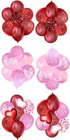 Valentine Balloon Bunch