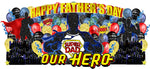 Superhero Dad topper