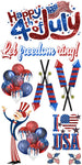 4th of July Flash and flair sheet