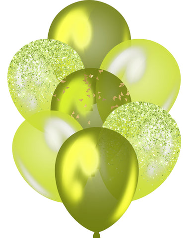 Lime Green Balloon Options