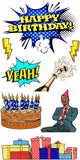 Pop Art Birthday Flash and flair