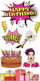 Pop Art Birthday Flash and flair